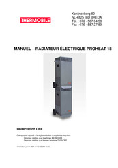 THERMOBILE PROHEAT 18 Manuel