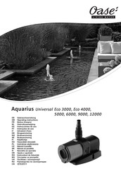 Oase Aquarius Universal Eco 12000 Notice D'emploi