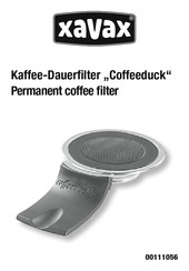 Xavax Coffeeduck Mode D'emploi