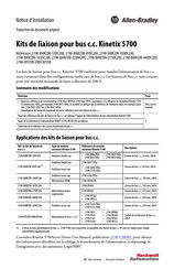 Rockwell Automation Allen-Bradley Kinetix 5700 Notice D'installation