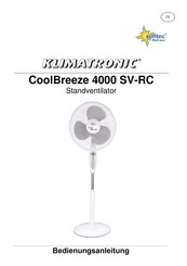 Suntec Wellness KLIMATRONIC CoolBreeze 4000 SV-RC Mode D'emploi