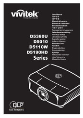 Vivitek D5380U Serie Manuel De L'utilisateur