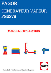 Fagor FG6278 Manuel D'instructions