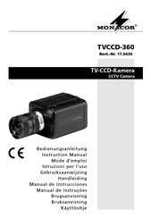Monacor TVCCD-360 Mode D'emploi