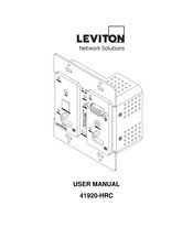 Leviton 41920-HRC Mode D'emploi