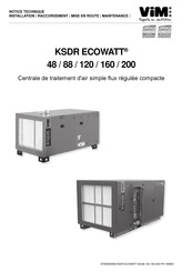 ViM KSDR ECOWATT 160 Notice Technique