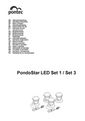 Pontec PondoStar LED Set 3 Notice D'emploi
