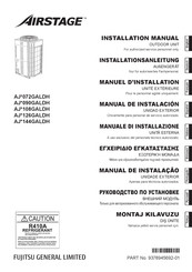 Fujitsu AIRSTAGE AJ 090GALDH Serie Manuel D'installation