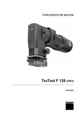 Trumpf TruTool F 125 Instructions De Service