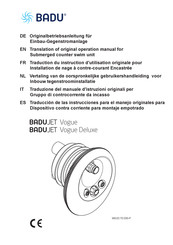 BADU Jet vogue Instructions D'utilisation