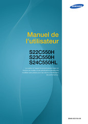 Samsung S22C550H Manuel De L'utilisateur
