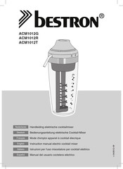 Bestron ACM1012R Mode D'emploi