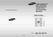 Samsung MAX-DX55 Mode D'emploi