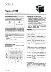 Novus N1050 Mode D'emploi