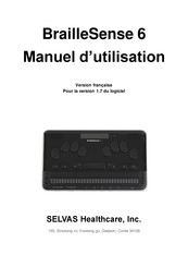 SELVAS Healthcare BrailleSense 6 Manuel D'utilisation