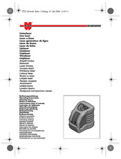 Würth CLL 06 Notice D'utilisation