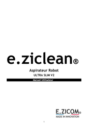 E.zicom e.ziclean ULTRA SLIM V2 Manuel Utilisateur