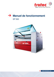 Trotec SP 500 Manuel De Fonctionnement