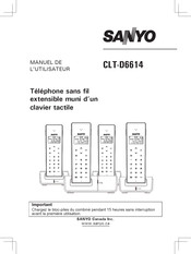 Sanyo CLT-D6614 Manuel De L'utilisateur