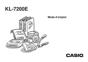 Casio KL-7200E Mode D'emploi