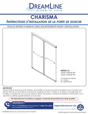 DreamLine CHARISMA SHDR-1348760 Serie Instructions D'installation