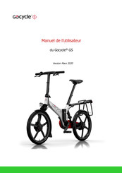 Gocycle GS 2020 Manuel De L'utilisateur