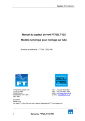 FT FT702LT V22 Manuel