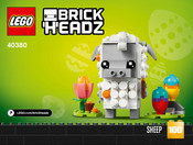 LEGO BRICKHEADZ MOUTON DE PAQUES Mode D'emploi