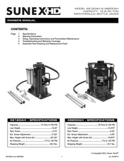 Sunex HD 4920DAH Manuel D'opération