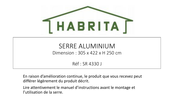 HABRITA SR 4330 J Manuel D'instructions