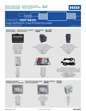 HID FARGO HDP6600 Guide D'installation