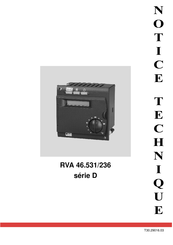 geminox RVA 46.531/236 Notice Technique