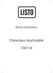 Listo CM7 L4 Notice D'utilisation