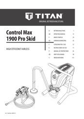 Titan Control Max 1900 Pro Skid Mode D'emploi