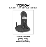 Topcom Butler 2500 DUO Mode D'emploi