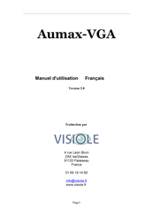 Visiole Aumax-VGA Manuel D'utilisation