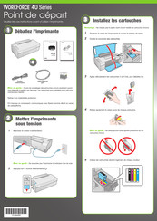 Epson WorkForce 40 Serie Point De Départ