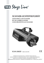 IMG STAGELINE SCAN-20LED Mode D'emploi