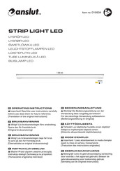 Anslut STRIP LIGHT LED Mode D'emploi