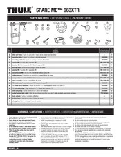 Thule SPARE ME 963XTR Mode D'emploi