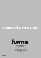 Hama 00049048 Mode D'emploi