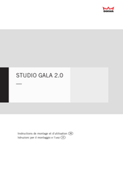 dorma STUDIO GALA 2.0 Instructions De Montage Et D'utilisation