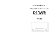 Denver DAB-18 Mode D'emploi