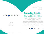 La-Z-Boy PowerRecline XRw+ Manuel D'instructions