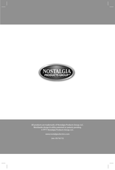 Nostalgia Electrics CD070 Instructions Et Recettes