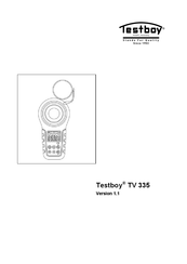 Testboy TV 335 Mode D'emploi