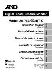 AND UA-767PBT-C Manuel D'instructions