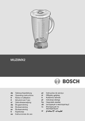 Bosch MUZ8MX2 Notice D'utilisation