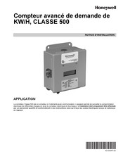 Honeywell KW/H CLASSE 500 Notice D'installation
