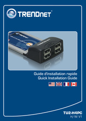 TRENDnet TU2-H4PC Guide D'installation Rapide